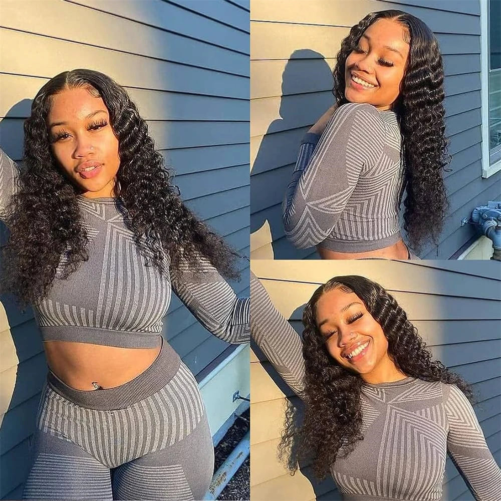 Glueless Natural Color Deep Wave Unit
