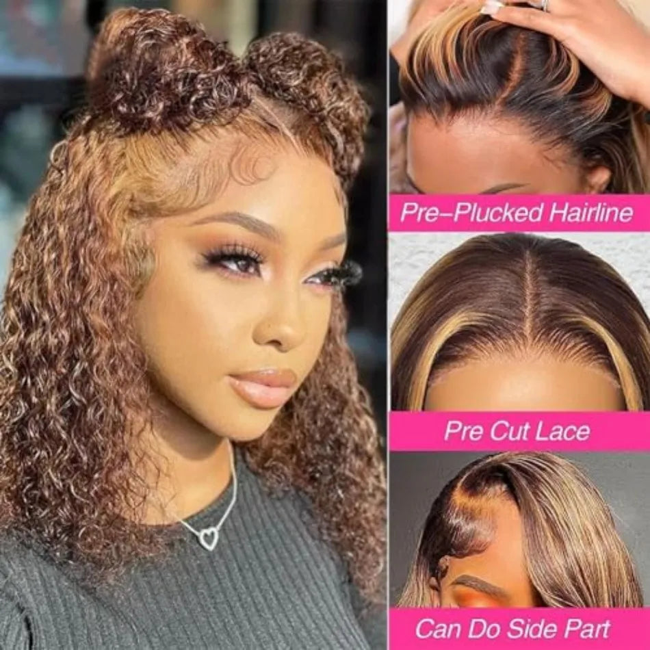 4/27 Highlight Glueless Deep Wave Bob