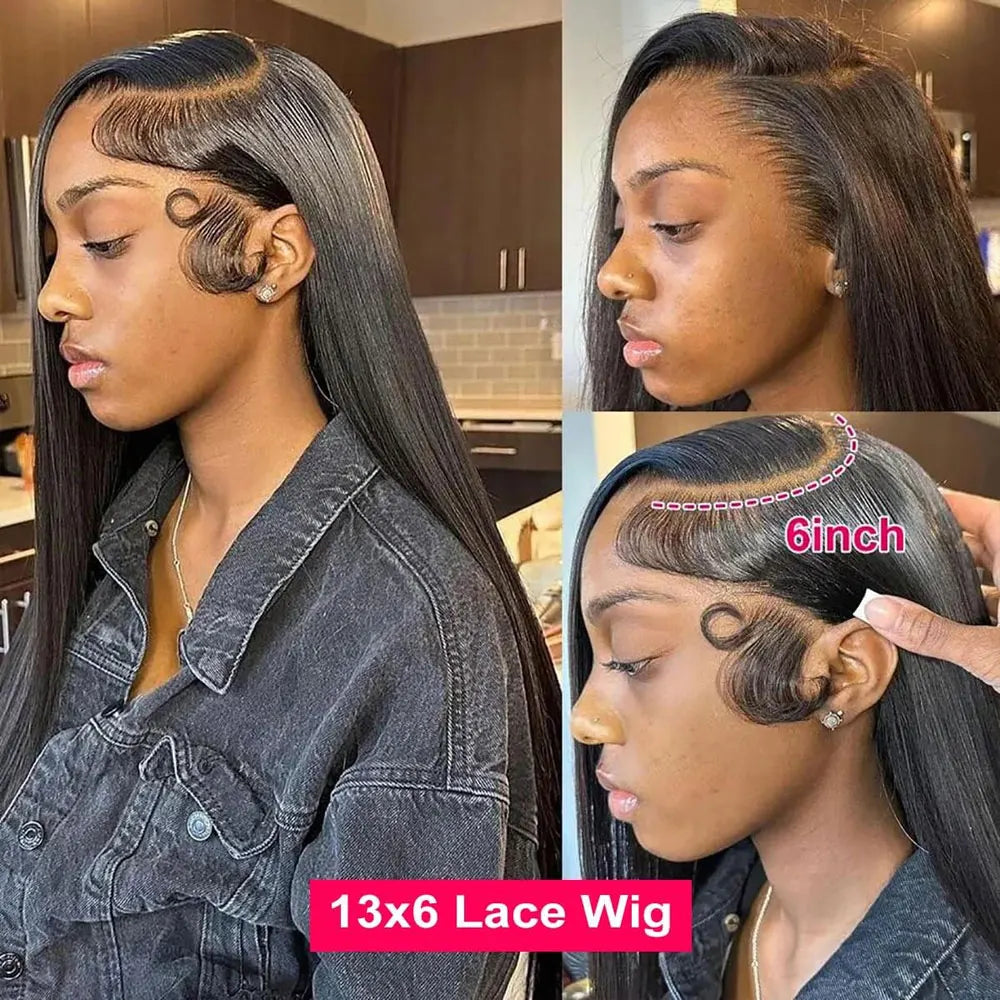 Natural Color Bone Straight Glueless Lace Unit