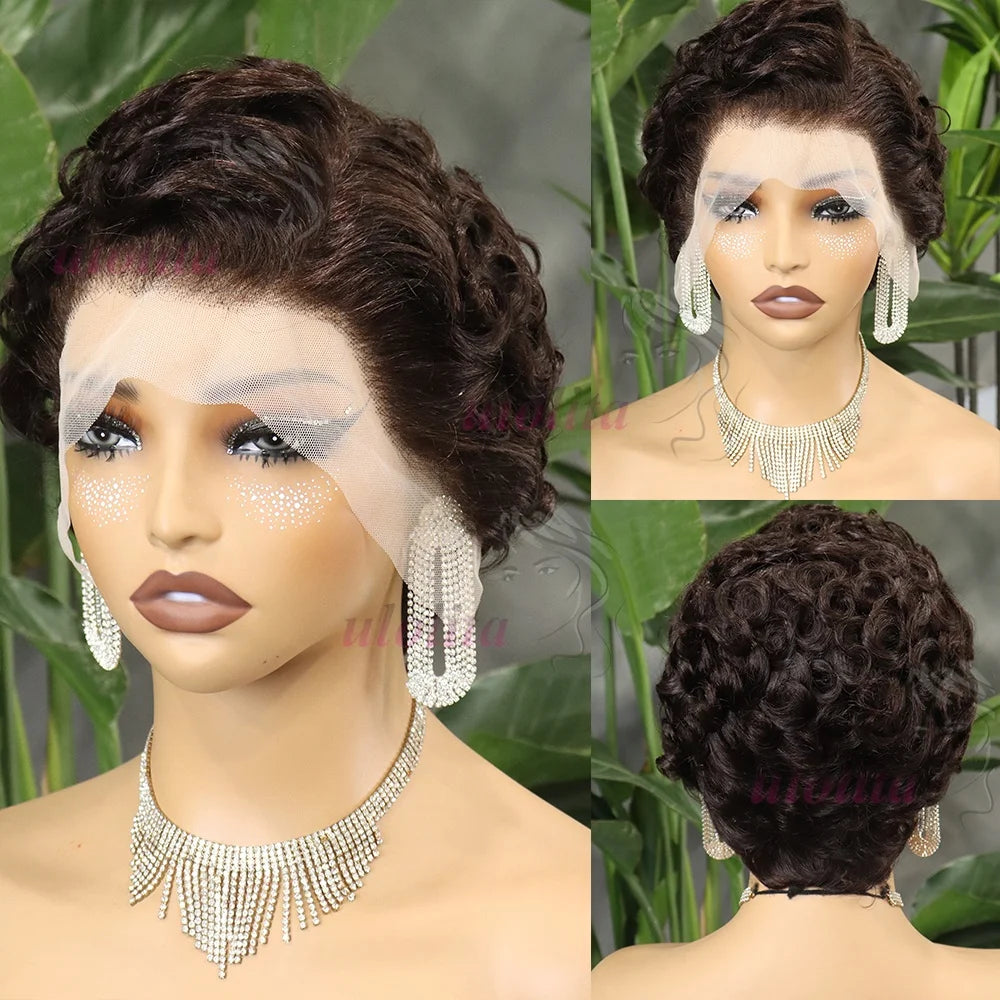 Curly Pixie Cut Unit