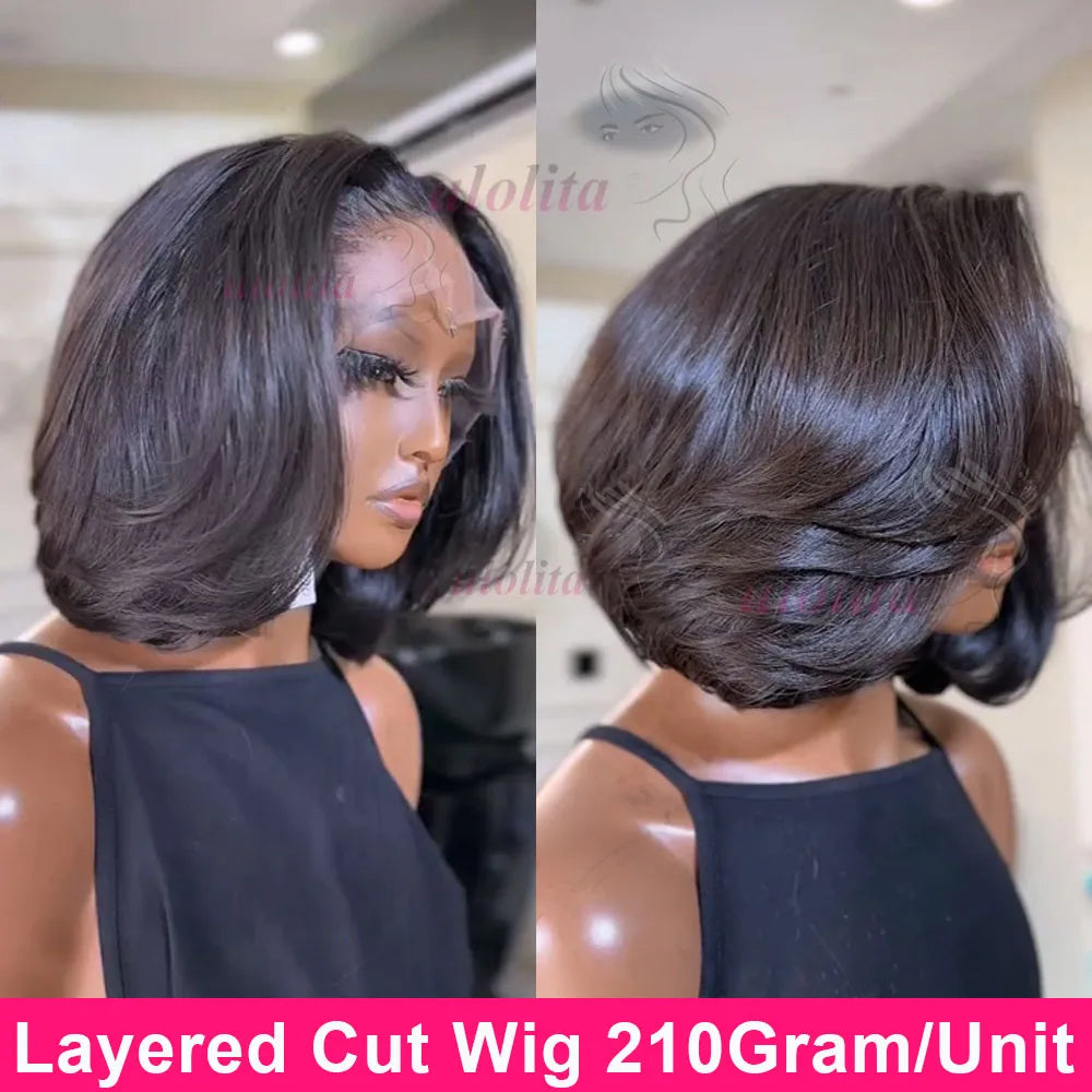 Layered Cut Straight Bob Unit