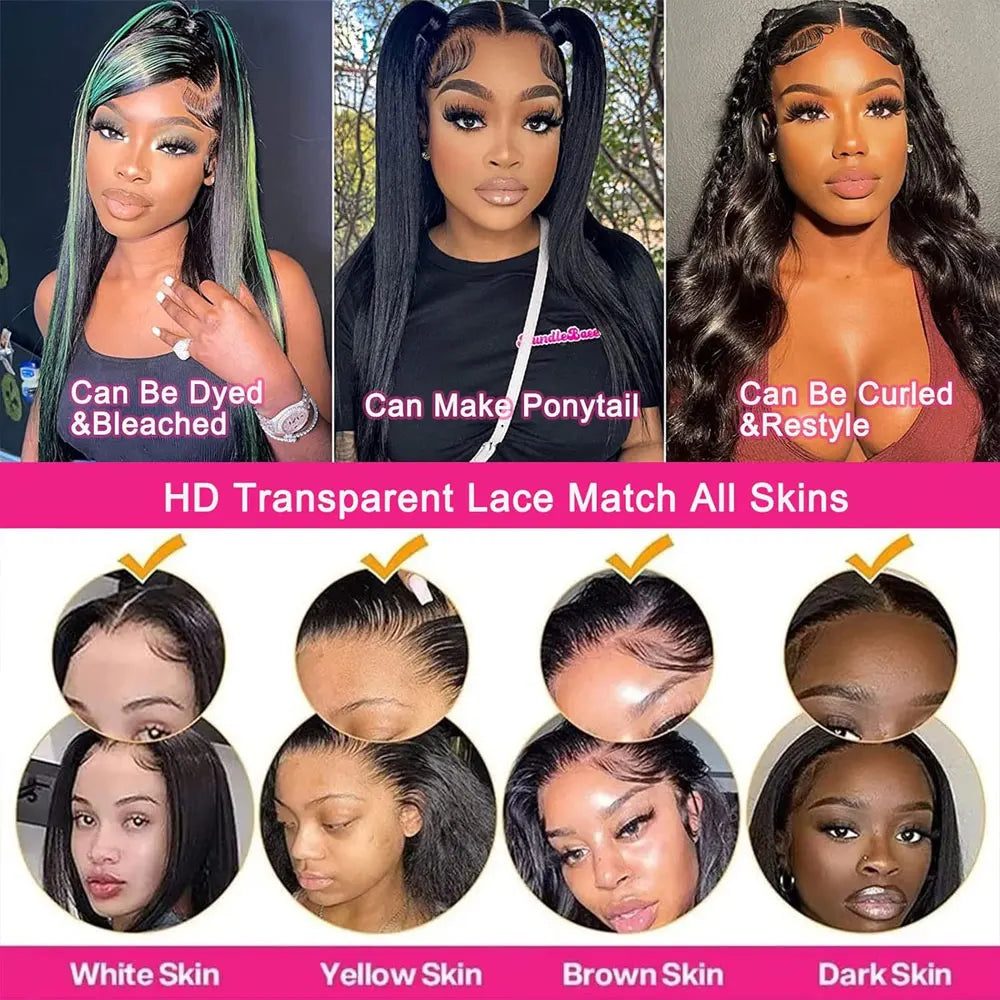 Natural Color Bone Straight Glueless Lace Unit