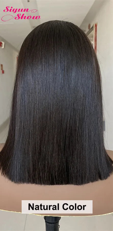 Raw Vietnamese Pre Plucked Ombre Brown Bone Straight Bob Unit