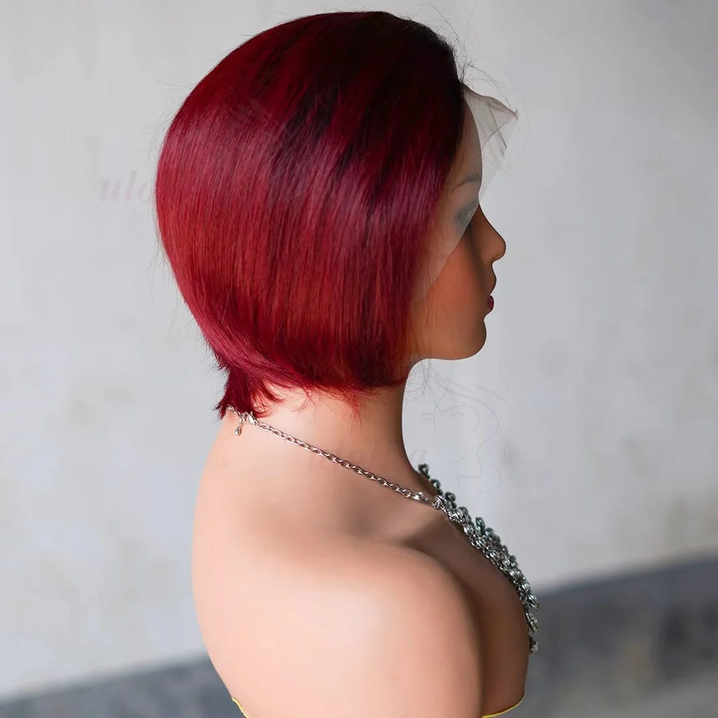 Pixie Cut Short Bob Unit