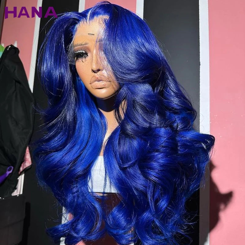 Midnight Blue Pre-Plucked Wavy Unit