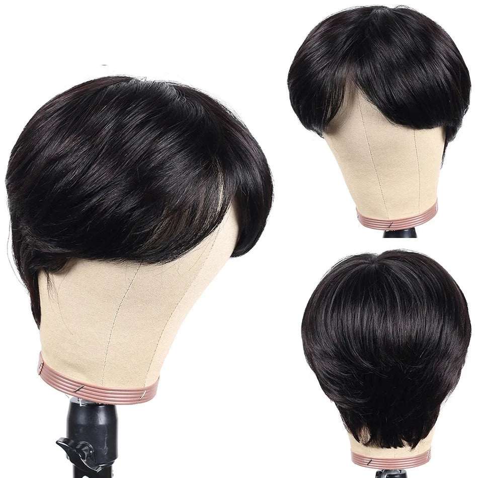 Blonde 613 Short Pixie Cut Bang Unit