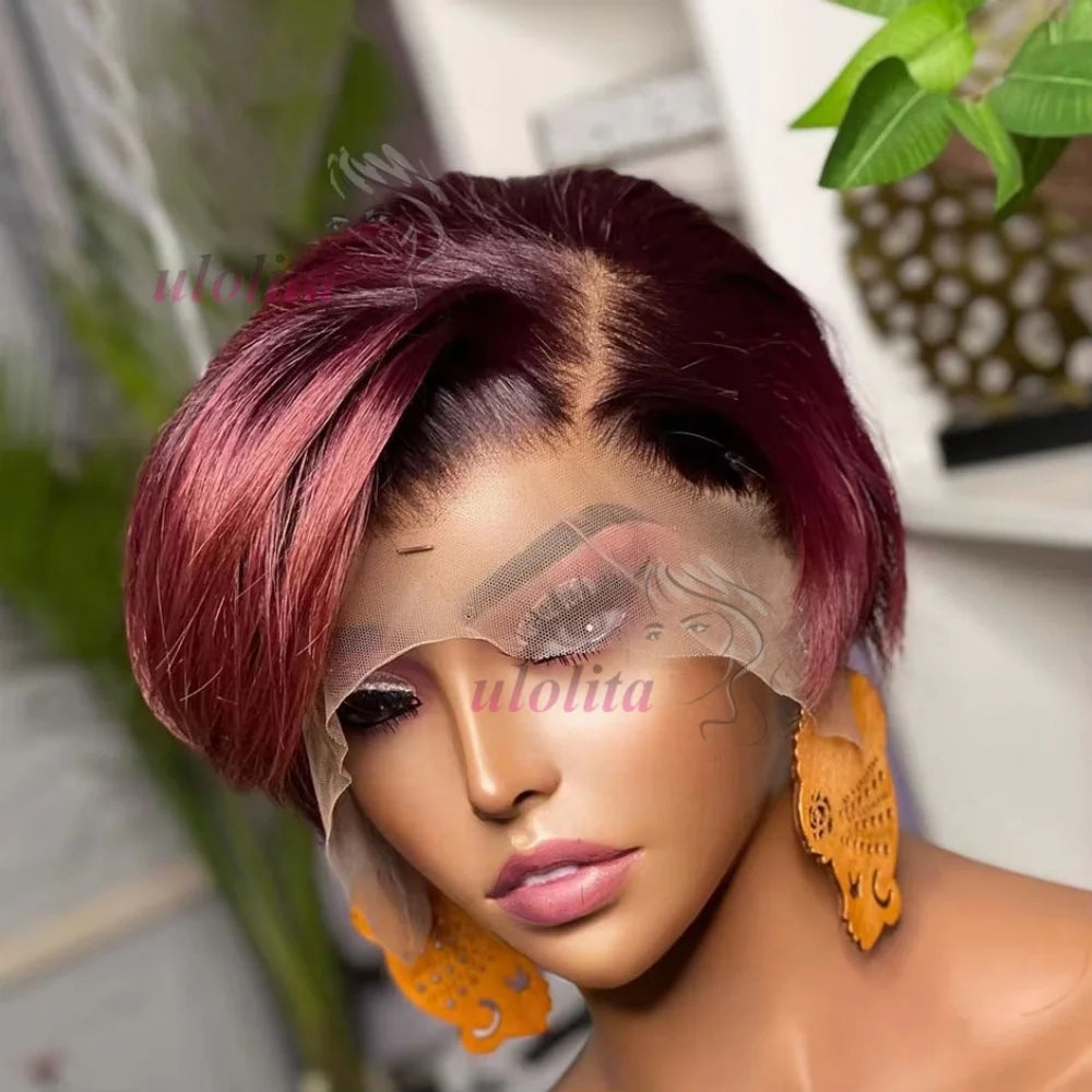 Pixie Cut Short Bob Unit