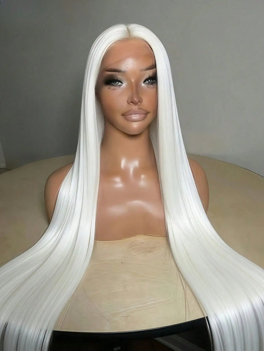 White Platinum Blonde Straight Unit