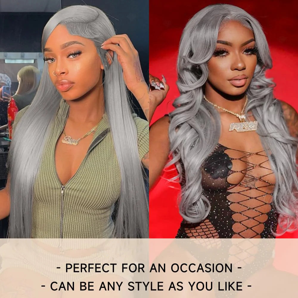 Silver Grey Body Wave Unit