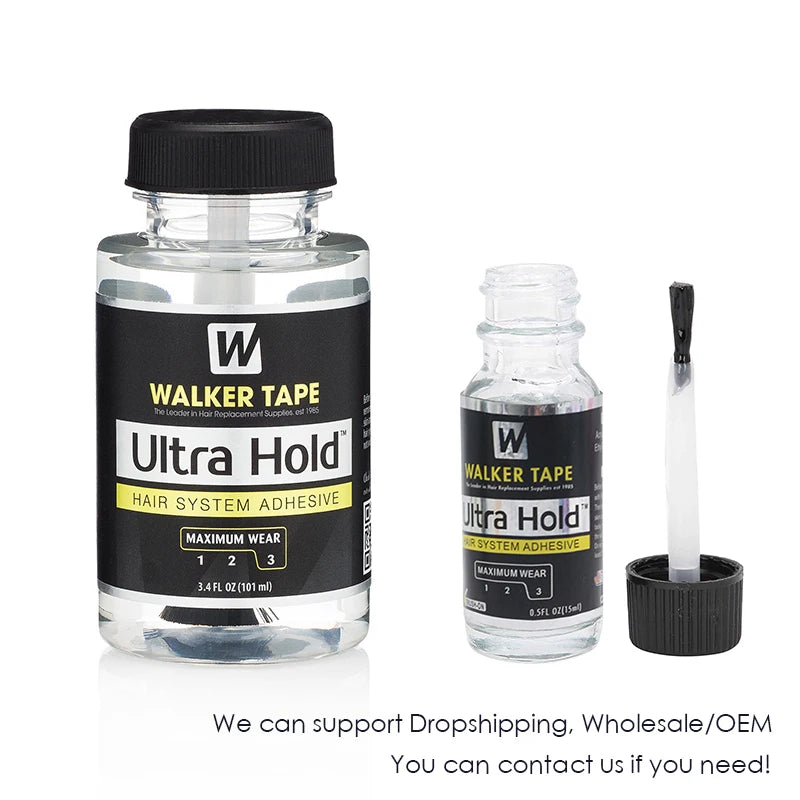 Walker Tape Ultra Hold Waterproof Transparent Lace Adhesive Brush-on Glue