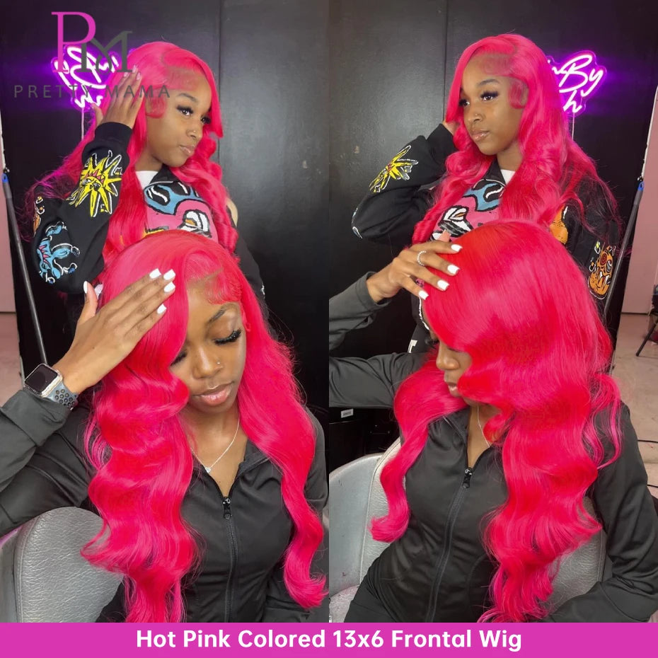 Hot Pink Body Wave Unit