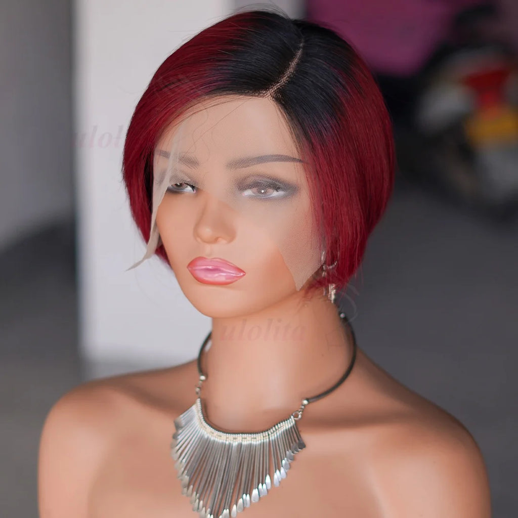 Pixie Cut Short Bob Unit