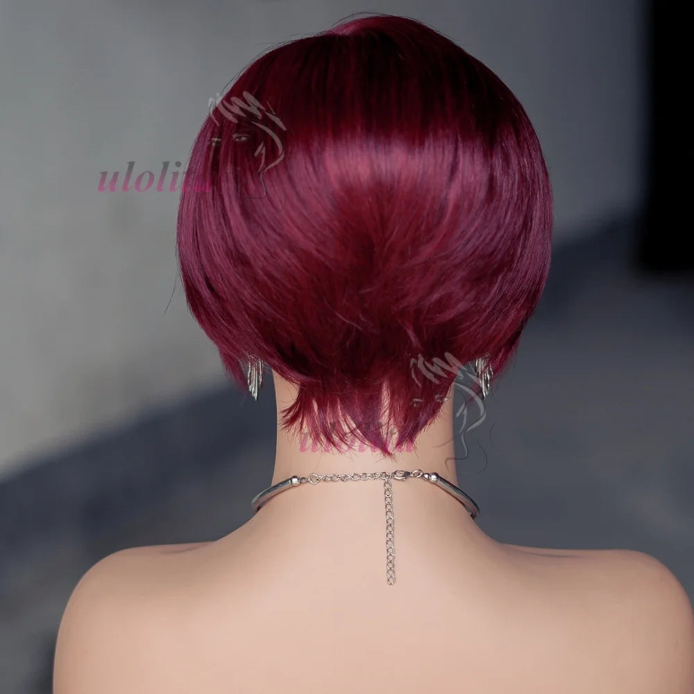 Pixie Cut Short Bob Unit