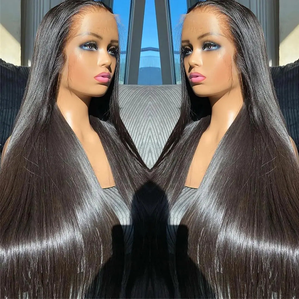 Natural Color 360 Lace Pre-Plucked Straight Unit