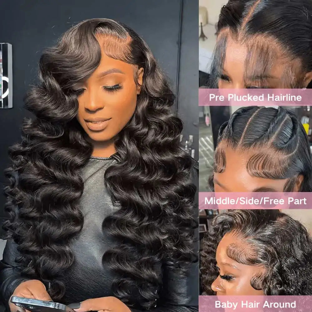 Ready to Wear Glueless Pre-Plucked Natural Color Loose Deep Wave Unit