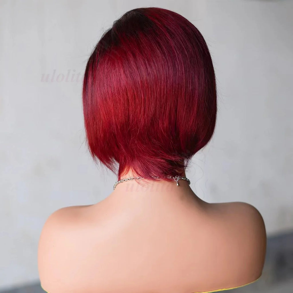 Pixie Cut Short Bob Unit