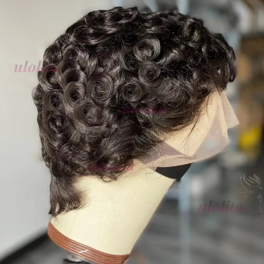 Curly Pixie Cut Unit
