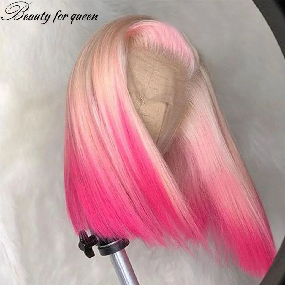 Ombre Pink and Blonde Bob Unit