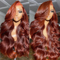 Reddish Brown Pre-Plucked Body Wave Unit